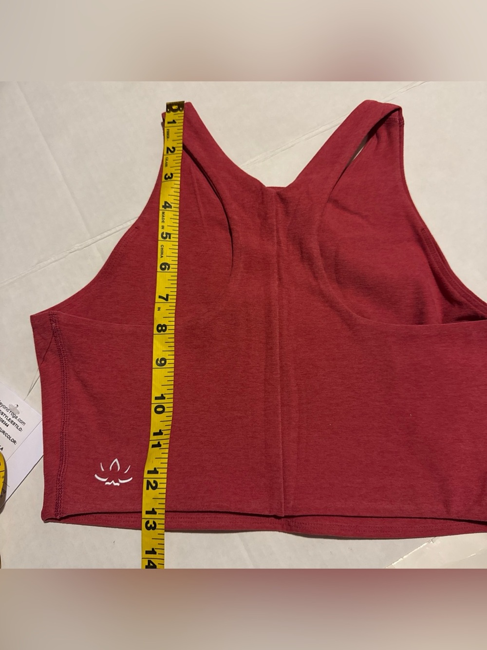 Beyond Yoga Spacedye Refocus Bra Size M Faded Rose Heather NWT - Picture 6 of 9